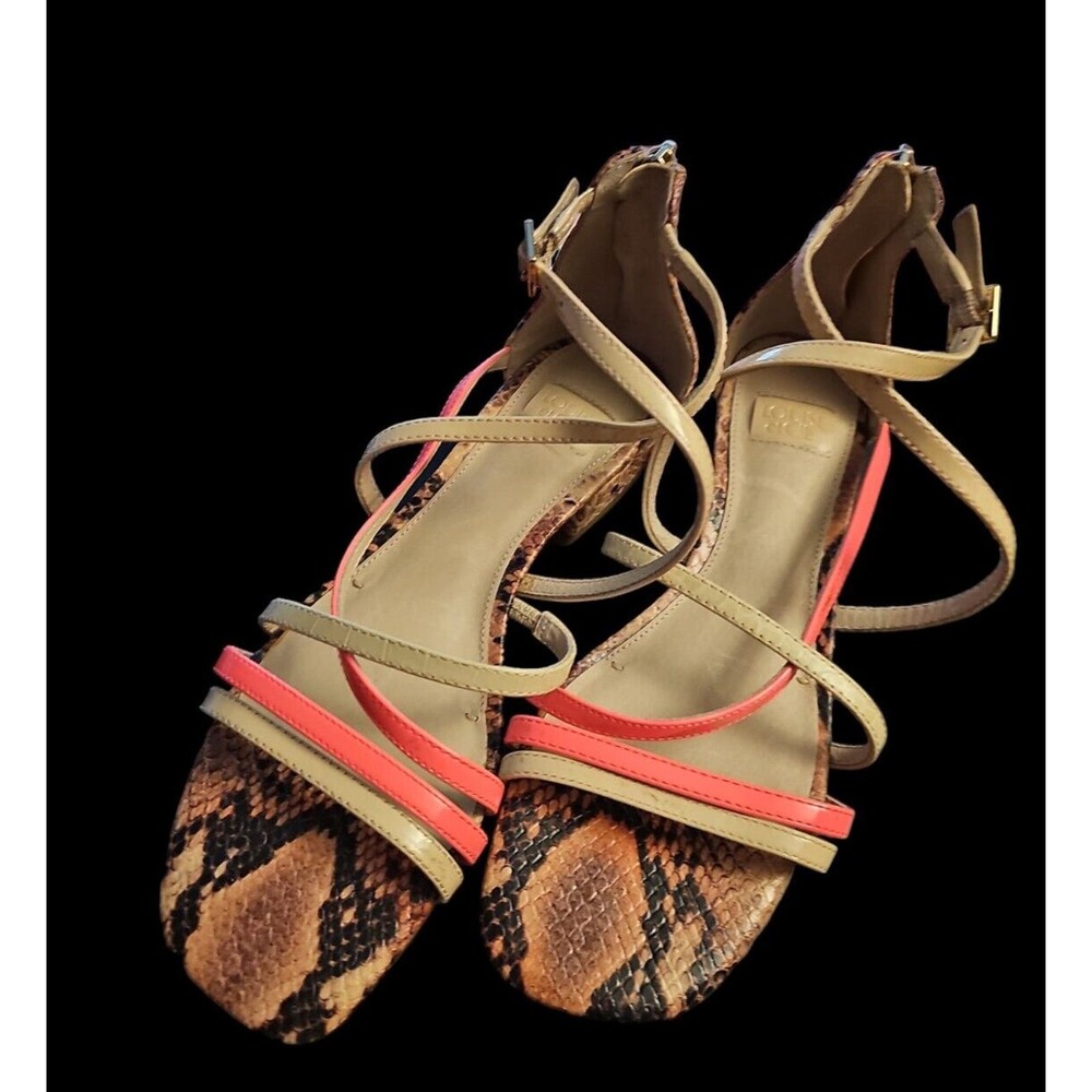 Louise et Cie Strappy‎ Sandals Women Sz6 Cute Neon Toes! A5